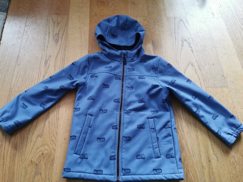 Blaue softshelljacke mit - softshelljacke,